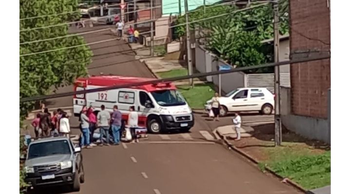 Laranjeiras - Criança é encaminhada ao hospital após ser atropelada 